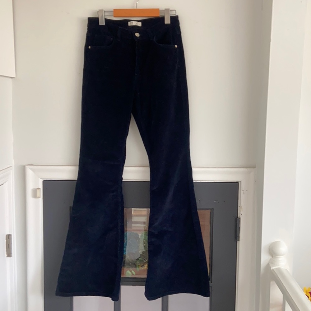 Zara Corduroy Flare Pants